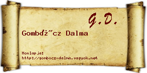 Gombócz Dalma névjegykártya